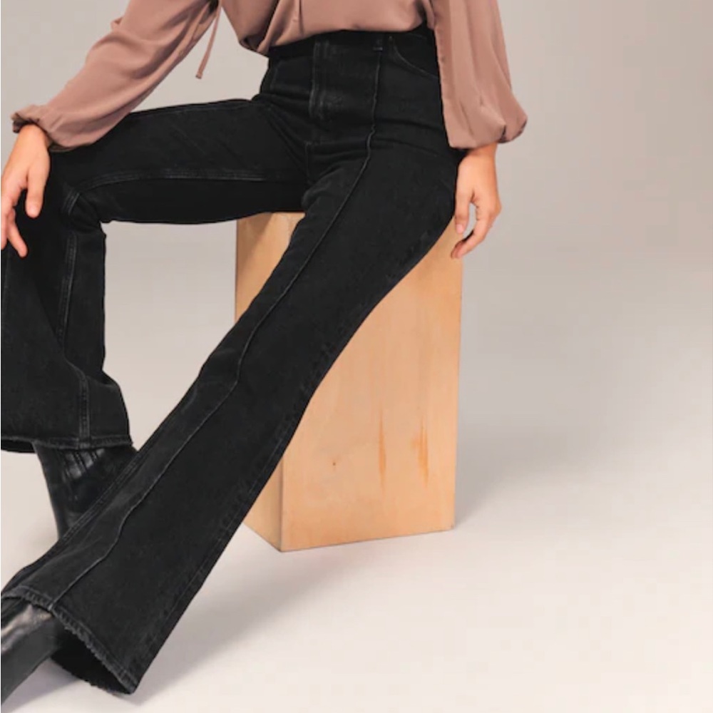 Abercrombie & Fitch Vintage High Rise Flare Jeans